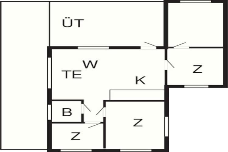 Three-Bedroom Holiday Home In Hasle 3 Vang  Zewnętrze zdjęcie
